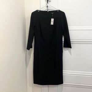 Ann Taylor Black Shift Dress - size 2